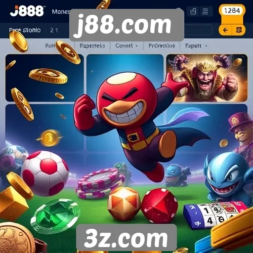 Visão geral das categorias de jogos no j88.com